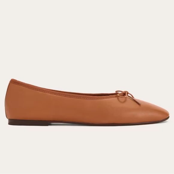 Everlane Shoes - NEW Everlane The Day Ballet Flat Womens 9 Almond Tan Brown Leather Shoes